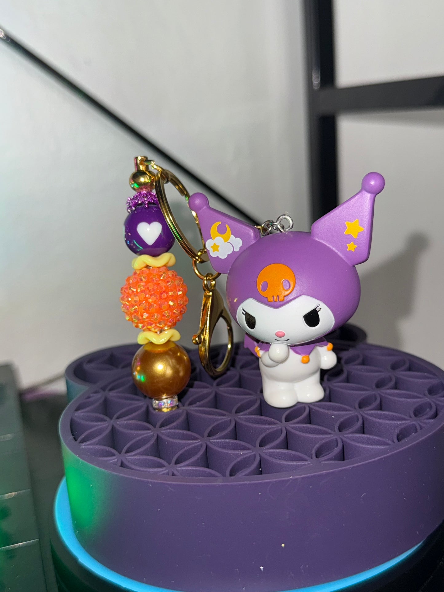 KUROMI KEYCHAIN (dark purple)