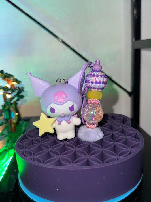 KUROMI KEYCHAIN (light purple)